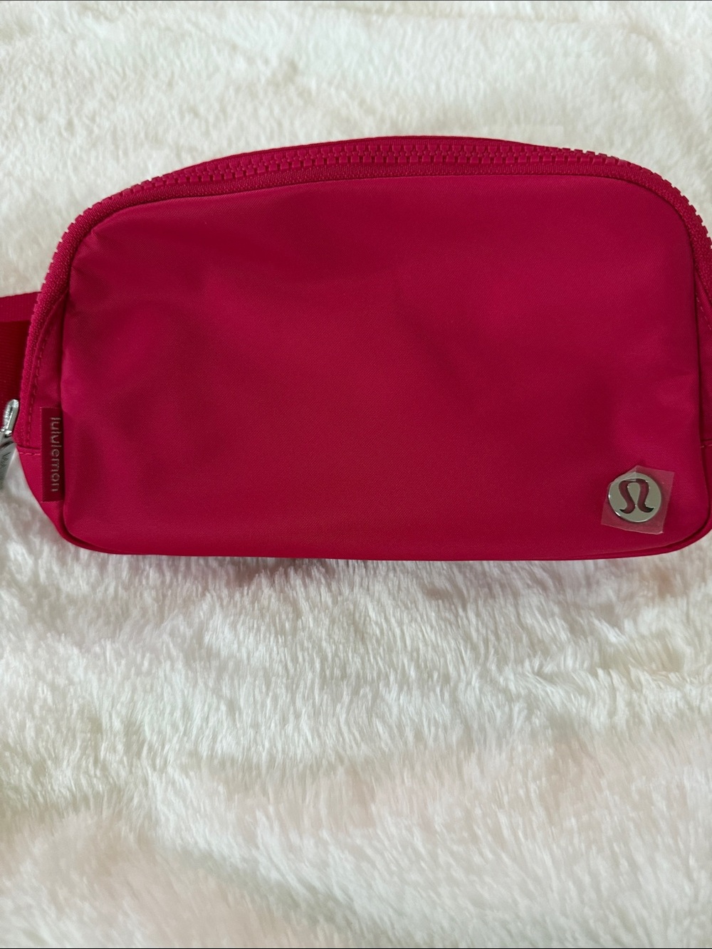 lululemon athletica Hot Pink Zip Cosmetic Pouch